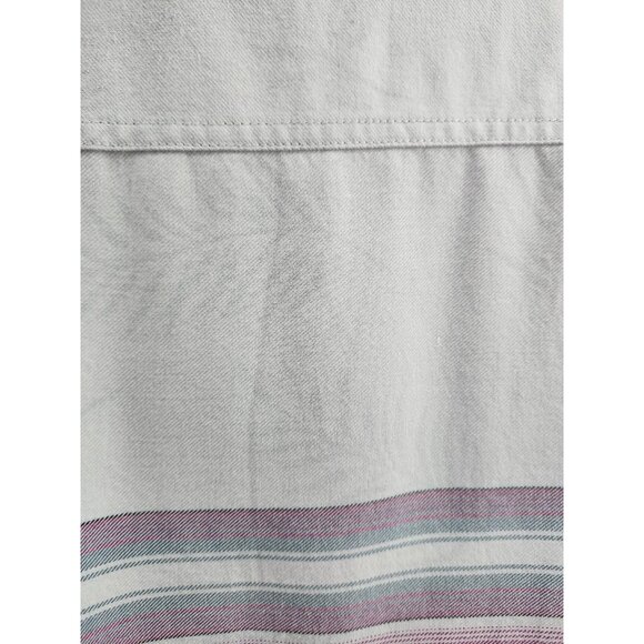 NWT Tommy Bahama Mens Size Large Canyon Beach Flannel Horizon Stripe Shirt NEW - Picture 4 of 13